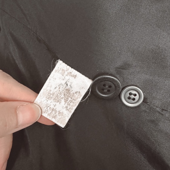 Vintage Alex Garfield Blazer with Leopard Faux Fur Trim Collar Black 10 - Picture 7 of 8